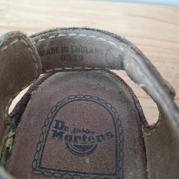 Vintage Dr. Martens MIE Cut Out Double Buckle Chunky Sandals Women 8 Fisherman - Picture 9 of 11